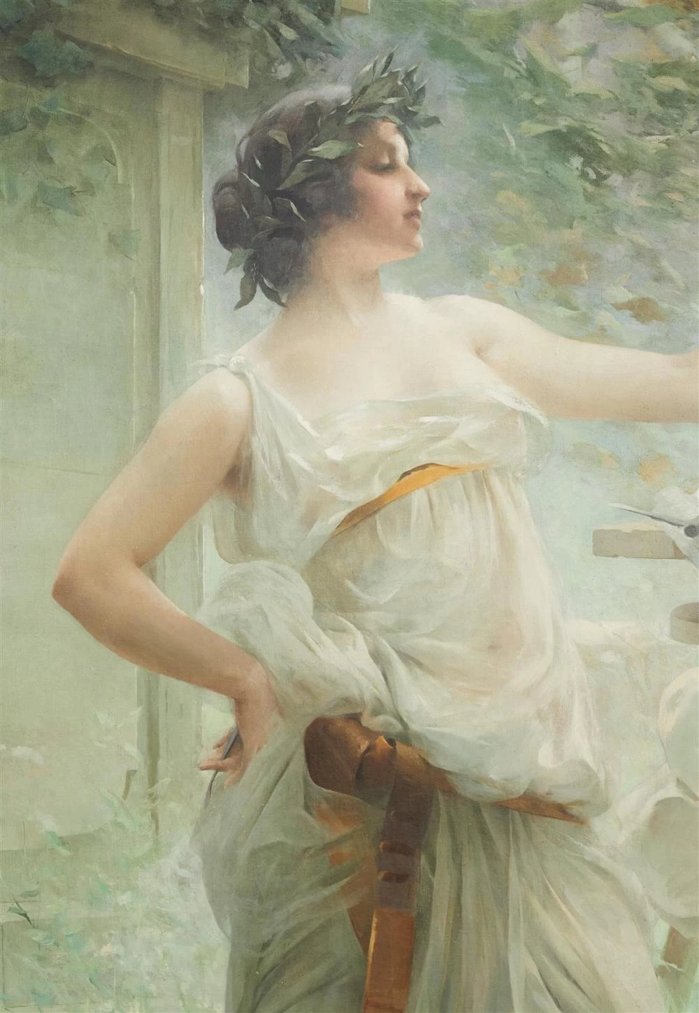 François Paul Auguste Quinsac - Allegoria della scultura, dettaglio 3
